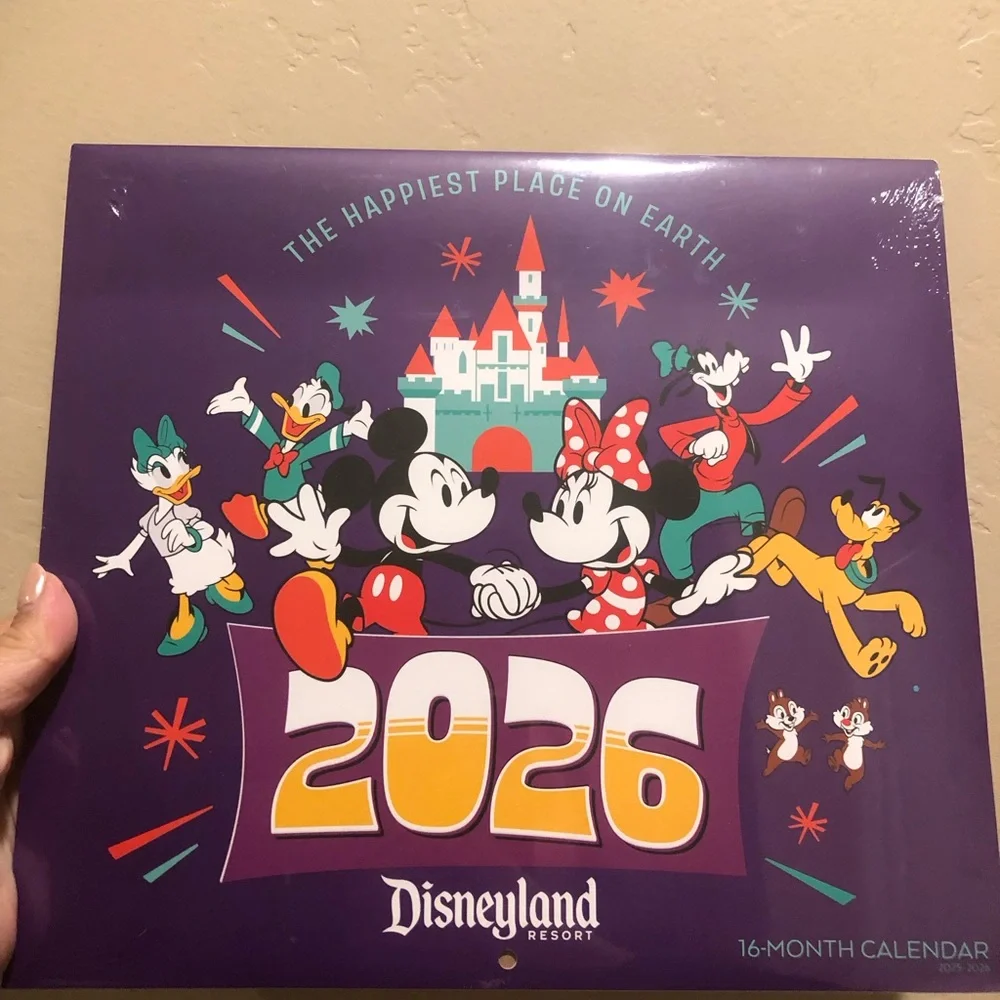 New Disneyland 2026 Calendar